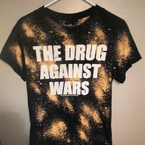 Black and Orange Graphic T-Shirt